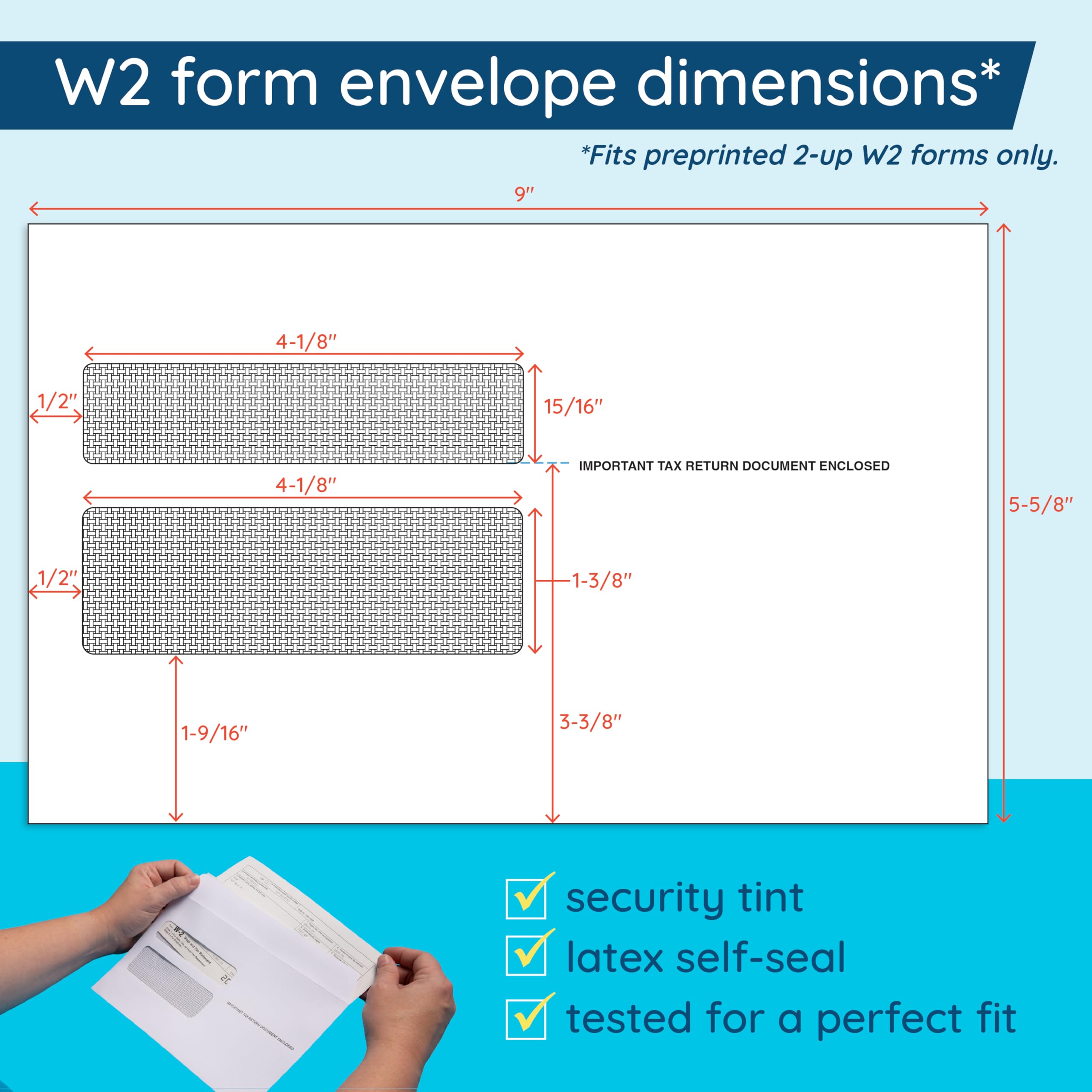 Amazon.com : Blue Summit Supplies W2 2026 Tax Forms Kit, 25 Pk, 4